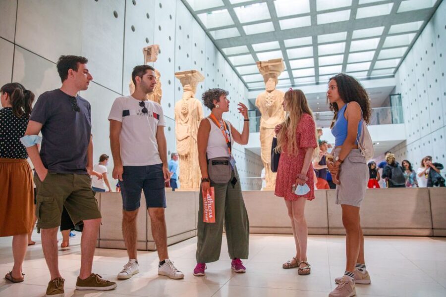 Athens, Acropolis & Museum Tour without Tickets - New Acropolis Museum around 2pm: turn ruins into objects