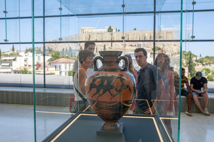Athens: The Acropolis Museum Guided Tour - Excavations through glass floors: seeing the ground truth