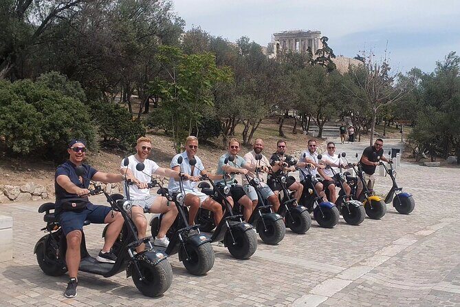 GoPro Adventure Tour in Acropolis area by E-Scooter - Start at Parthenons Scooters, then roll into the Acropolis zone