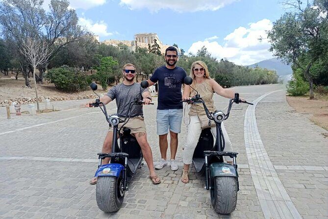 GoPro Adventure Tour in Acropolis area by E-Scooter - Acropolis Museum area: photo stop plus a breather